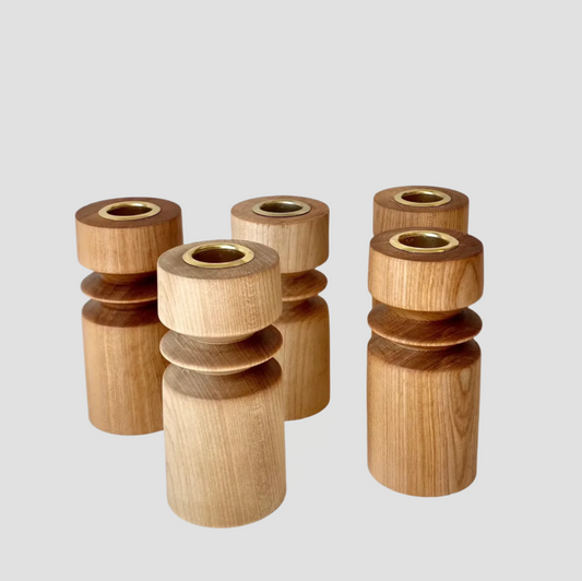 Ribbed Candle holder