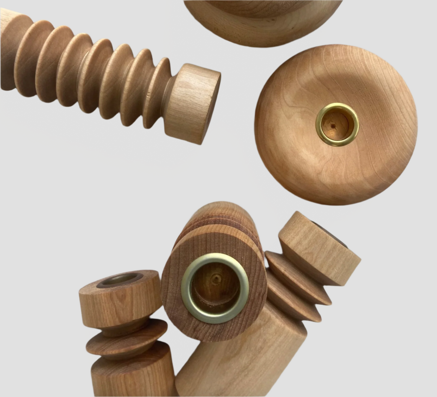 Ribbed Candle holder