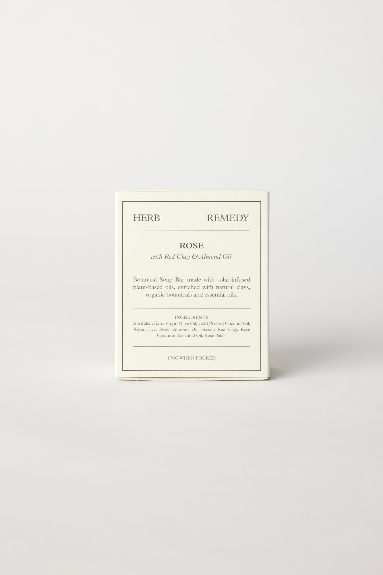 Herb Remedy Botanical Soap - Rose