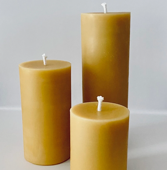 Pillar Candle Natural - Small