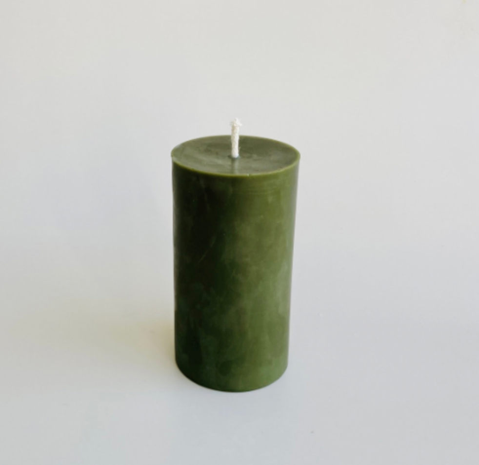 Pillar Candle Moss - Medium