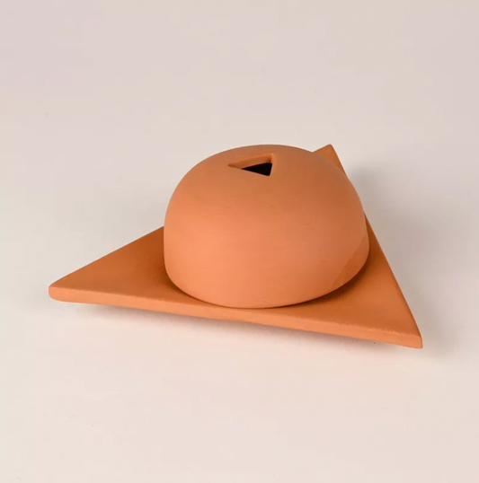 Incense paper burner - Terracotta