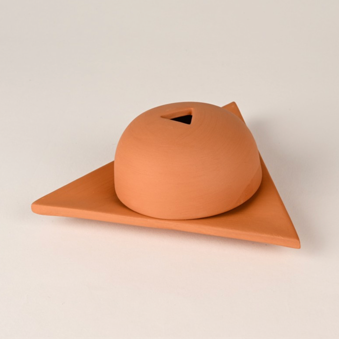 Incense paper burner -  Terracotta